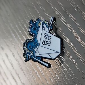 Octopus in Food Container with Chopsticks